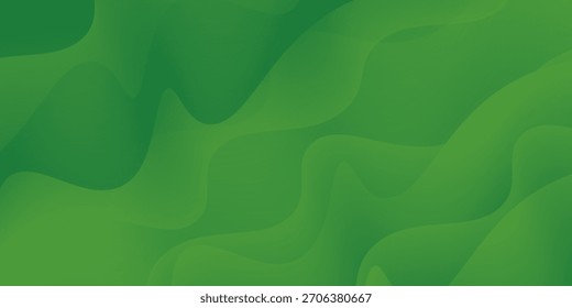 fundo verde simples . estilo de fundo ondulado moderno