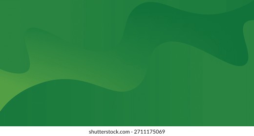 Fondo verde simple. estilo moderno de fondo ondulado