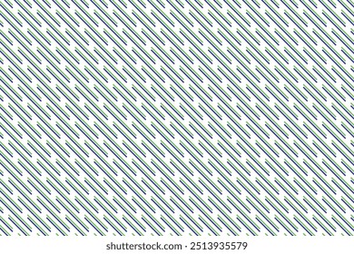 simples verde azul cor daigonal padrão halfline um padrão de linhas verdes e azuis com as palavras mola no fundo branco