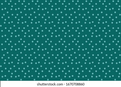 Simple green blue polka background vector seamless pattern