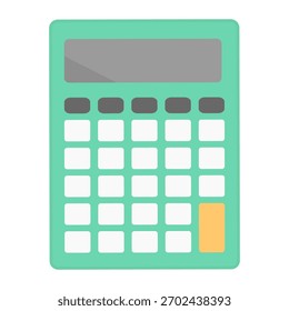 Calculadora verde simple sin texto