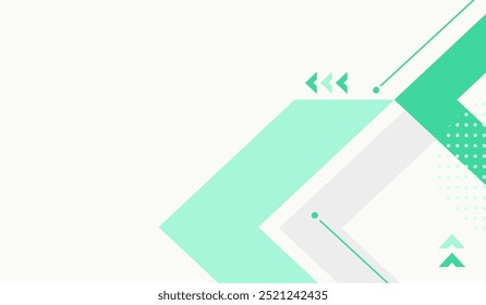 Simple green color background vector for business