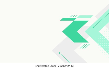 Vetor de fundo de cor verde simples para negócios