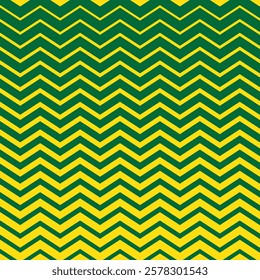 simple green colour horizontal thik to thin zig zac line pattern on yellow background