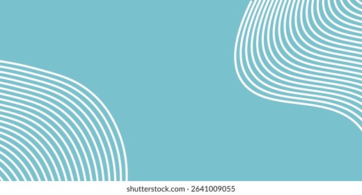 Simple green curve and line pattern print design for presentation, linen, background, poster, carpet, rug, cover, duvet, curtain, pillow, bedding, shawl, scarf, frame, mug, t shirt, mousepad