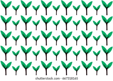 Simple green grass pattern