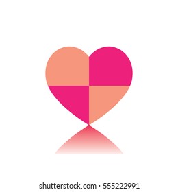Simple Green Heart Vector Outline Graphic Icon, can be use in t-shirt, bag, app, website, and other graphic element.