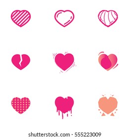 Simple Green Heart Vector Outline Graphic Icon, can be use in t-shirt, bag, app, website, and other graphic element.