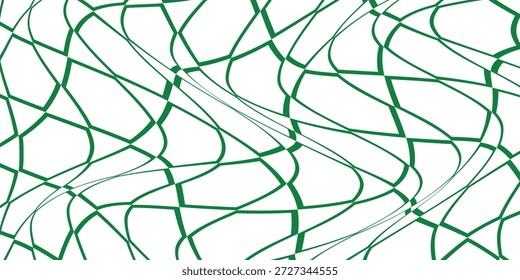 padrão de onda de polígono de contorno verde simples para plano de fundo de cartaz de banner.