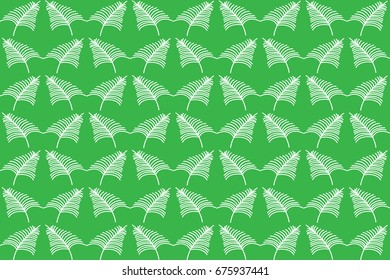 Simple  green paper plane pattern