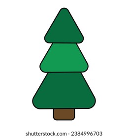 Una simple picadura verde. Postal, elemento de diseño de banner y pegatina.