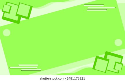 simple green vector background. Green background with 3 green variations.
