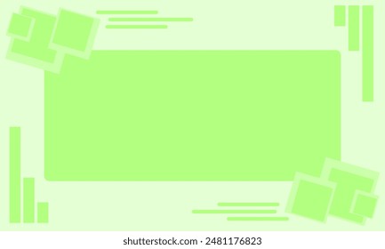 simple green vector background. Green background with 3 green variations.