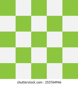 Simple green and white checkered abstract background