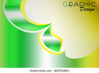 simple green and yellow abstract  vector background useful for anything.