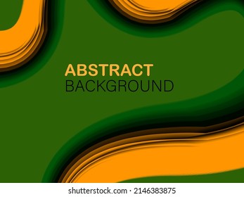 simple green yellow and black abstract background design