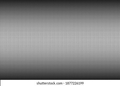 Sencillo fondo gris abstracto con cuadrícula negra. Ilustración de vector de textura cuadrada metálica