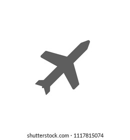 Simple Grey Air Plane