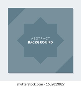Simple grey background template. Abstract geometric ornament grey background. Suitable for brochure, flyer and business purpose
