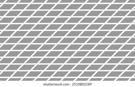 Padrão simples sem emenda do paralelogramo cinza. Textura de repetição de vetor.