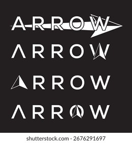 Imagen simple del logotipo del crecimiento. Estilo geométrico de la línea de la forma de la flecha aislado en fondo dual. Elemento de Plantilla de diseño de logotipo de Vector plano utilizable para logotipos de negocios y marcas.