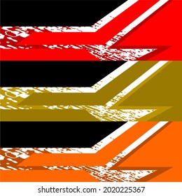 simple grunge car decal vector design