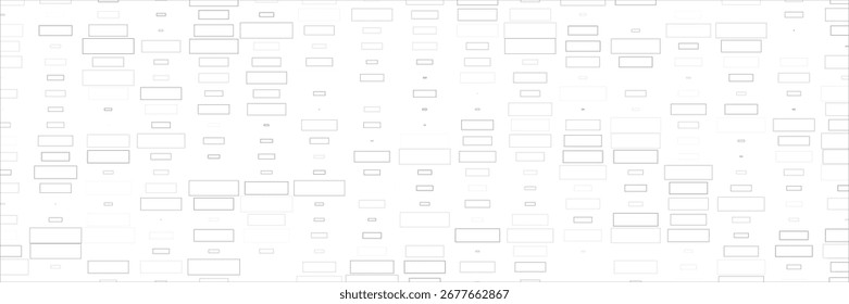 Einfache graue weiße Ziegelwand mit hellgrauen Schattierungen nahtlose Muster Oberflächenstruktur Hintergrund. Horizontale Ansicht Ziegelwand Bild