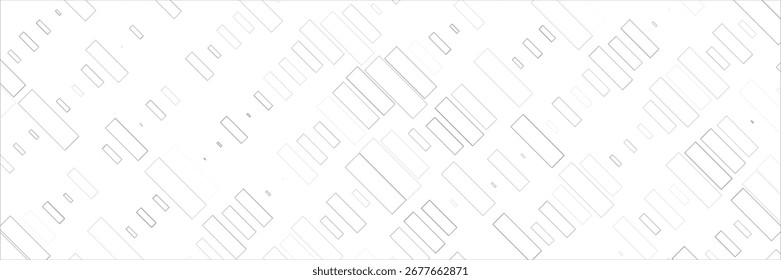 Simple pared de ladrillo blanco sucio con tonos de gris claro de fondo de textura de superficie de patrón transparente. Imagen de pared de ladrillo de vista Horizontal
