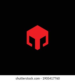 Simple Guarding Cube logo design