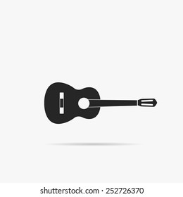 Simple guitar icon.