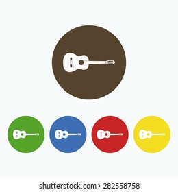 Simple guitar icon.