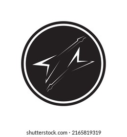 Simple Guitar Music Logo Vector Illustration