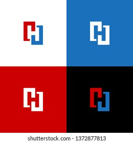 Simple H Letter Logo Design Idea