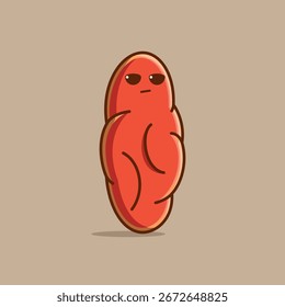 Einfache Haemophilus influenzae Karikatur, Vektorgrafik Sammlung Pharmacy Day Concept Symbol einzeln