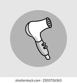 Simple Hair dryer vector icon