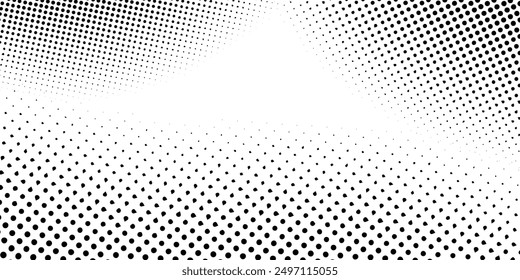 Simple halftone background. Minimal background concept. Halftone faded gradient texture. White and black sand noise wallpaper.