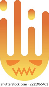 Simple Halloween Element Vector Shapes