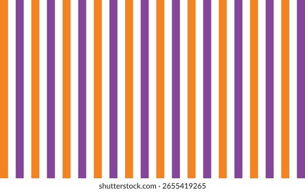 Simple Halloween pattern striped Black , purple and white .Geometric Halloween texture for decor, fabric, design, wrapping, wallpaper. Halloween pattern vertical stripe background