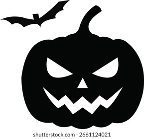 Einfache Halloween Vektor Design Vorlage