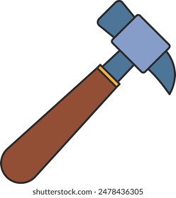 simple hammer icon vector illustration