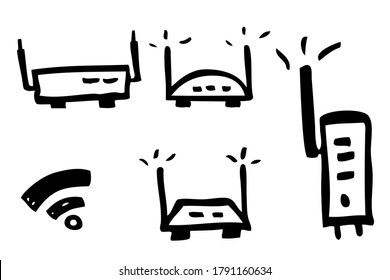 1,812 Modem Drawing Images, Stock Photos & Vectors | Shutterstock
