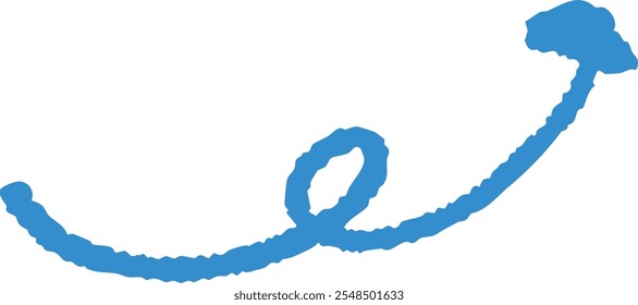 Simple hand drawn arrow icon illustration