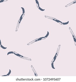 Simple Hand Drawn Brush Strokes Seamless Pattern