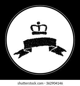 Simple hand drawn doodle of a banner