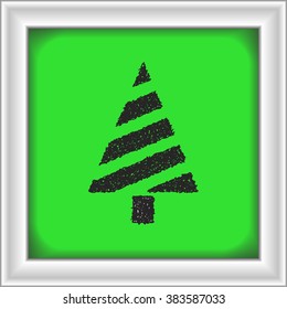 Simple hand drawn doodle of a christmas