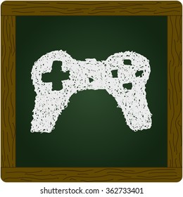 Simple hand drawn doodle of a game controller