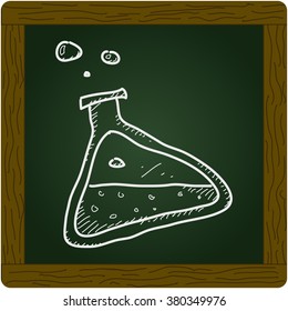 Simple hand drawn doodle of a potion