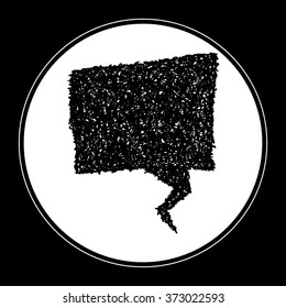 Simple hand drawn doodle of a speech bubble