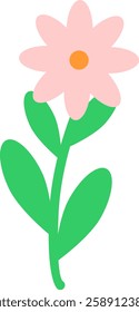 simple hand drawn flower cute illustration