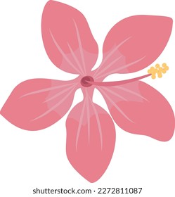 Ilustración sencilla de las flores dibujadas a mano
